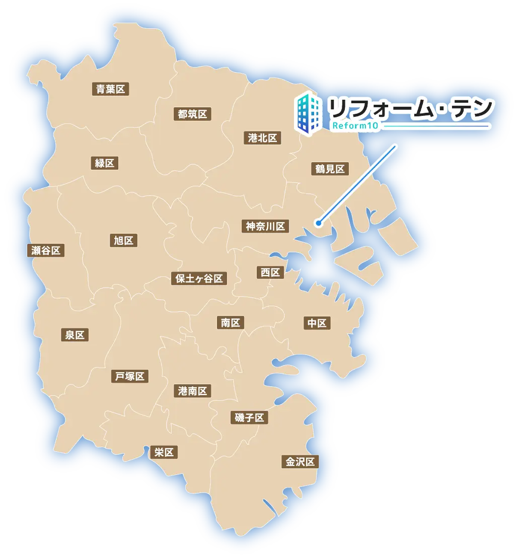 神奈川区七島町を拠点に横浜市の地図